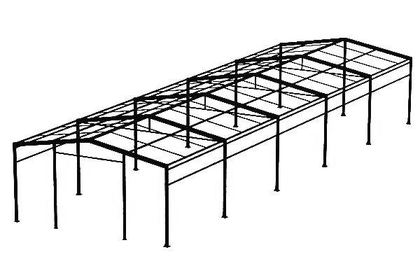 Быстровозводимое здание 640 м2